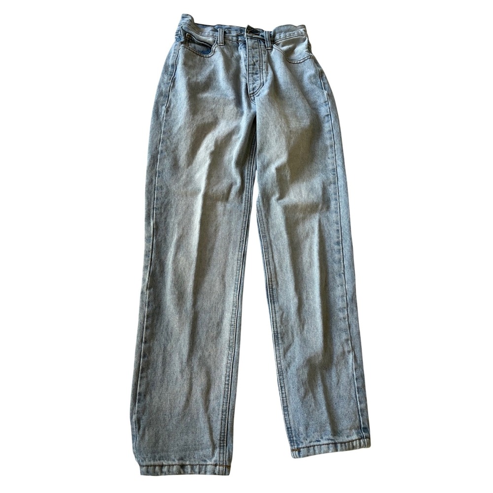 J. Galt Womens High Rise Button Fly Jeans M 25 Light Wash Denim Y2K PacSun Girls